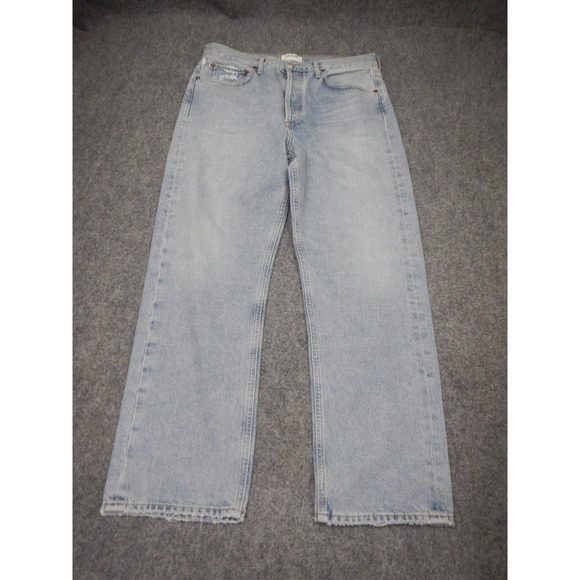 Agolde Denim - Agolde 90's Jean Mid Rise Loose Fit Jeans Size 29 in Snapshot Light Blue New *